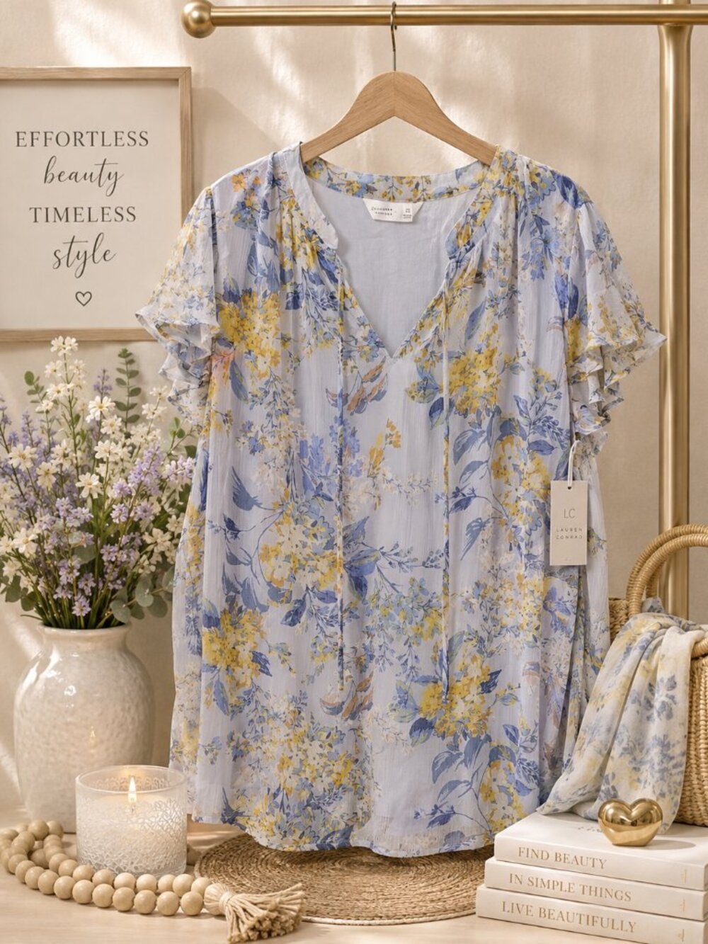 Lauren Conrad Blouse size 2X NWT
